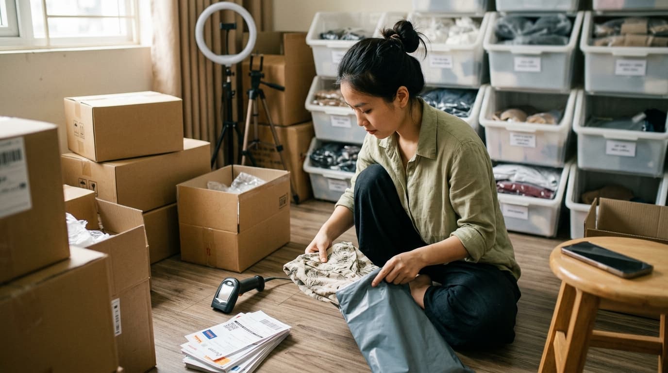 Illustration of Online selling · Marketplace shops's industry-specific features