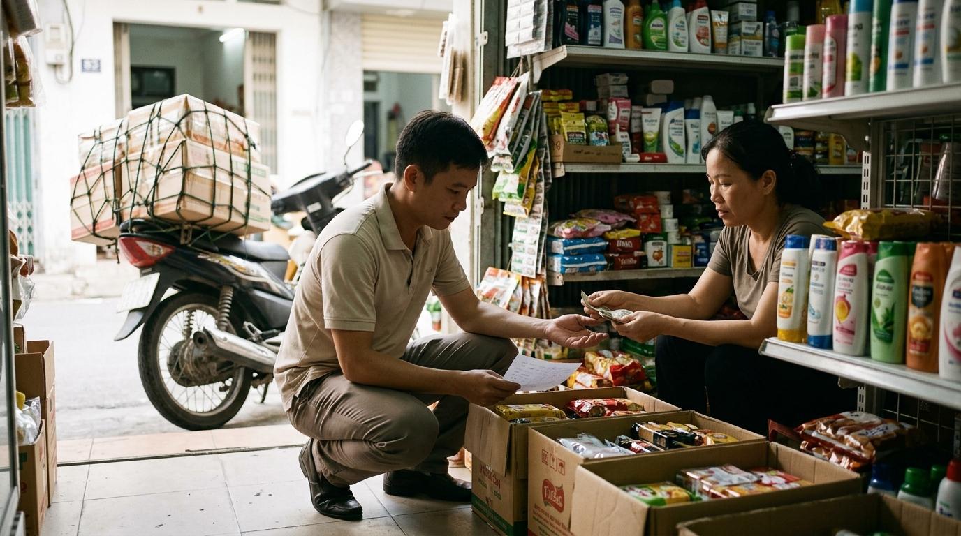 Minh hoạ tính năng đặc thù cho ngành Nhà phân phối · Bán sỉ